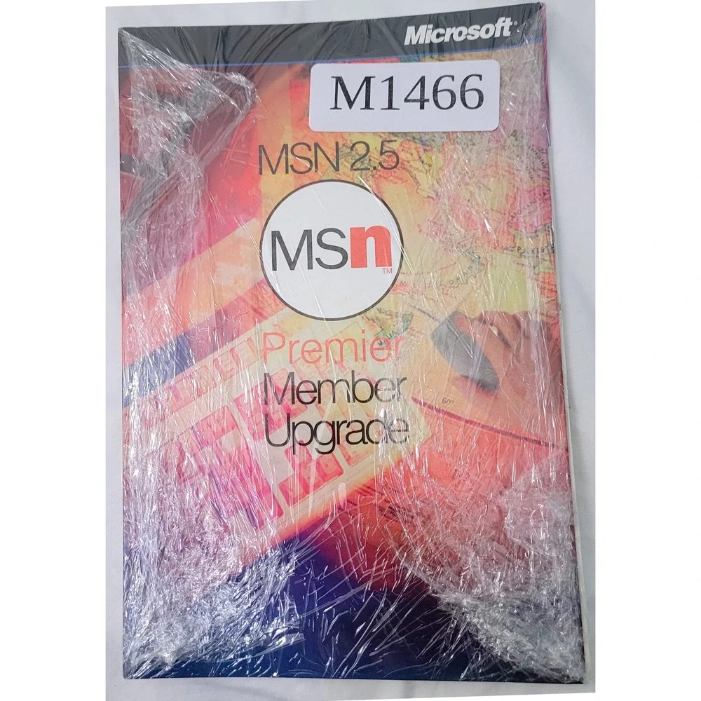 VINTAGE Microsoft MSN 2.5 Premier Member Upgrade CD ROM Early Internet‎ 1997